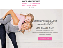 Tablet Screenshot of hotandhealthylife.com